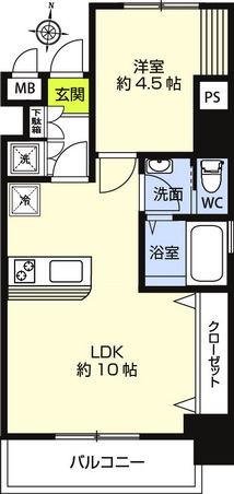 LM新宿東公園間取り図001