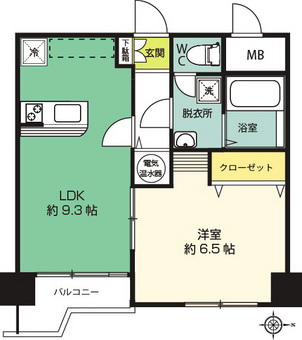 ノア新宿1303平面図001