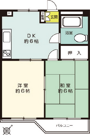 パラスト西原間取り図001