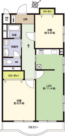 レジョンド諏訪305平面図001