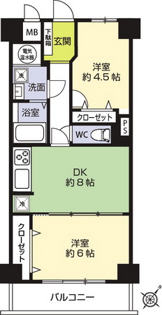 初台スカイレジテル408平面図001