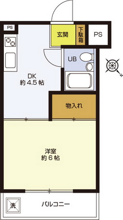 第22宮廷マンション906平面図001