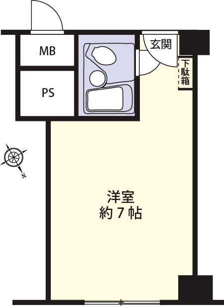 秀和赤坂361平面図